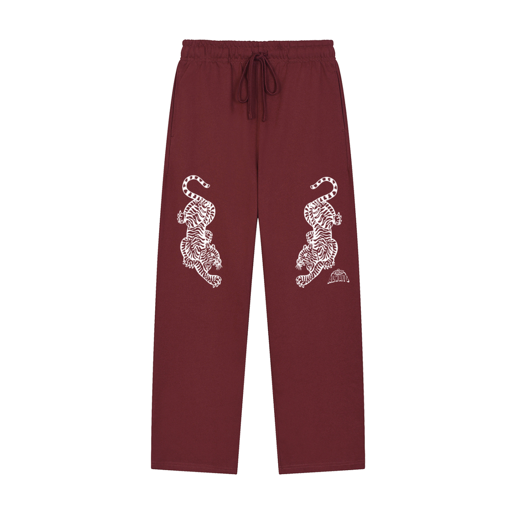 Twin Tigers Solid Color Straight-Leg Sweatpants