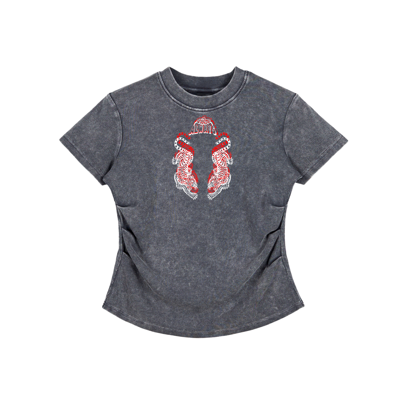 Always Vintage Washed Bodycon Cotton T-Shirt