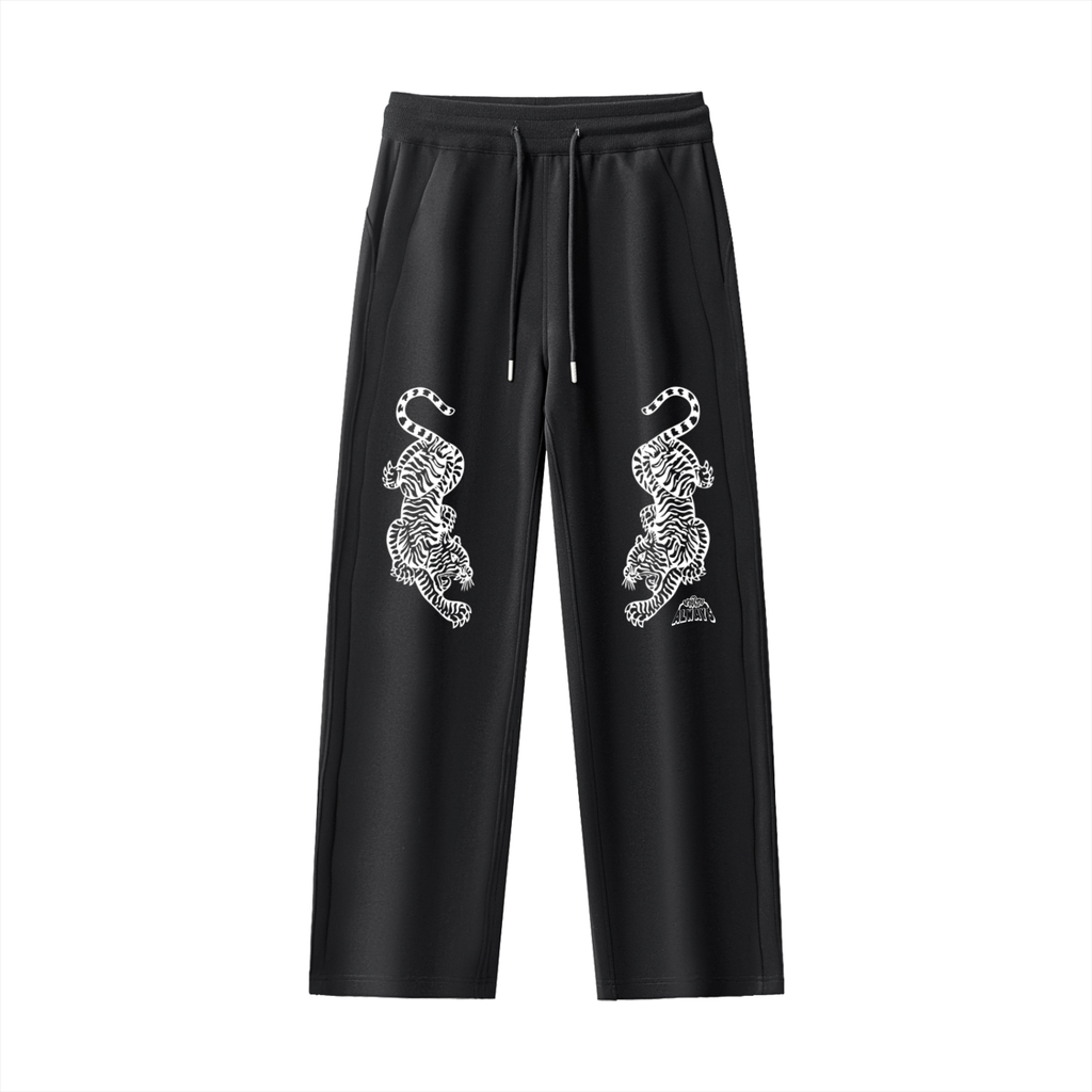 Twin Tigers Womens Essential Drawstring Straight-Leg Sweatpants