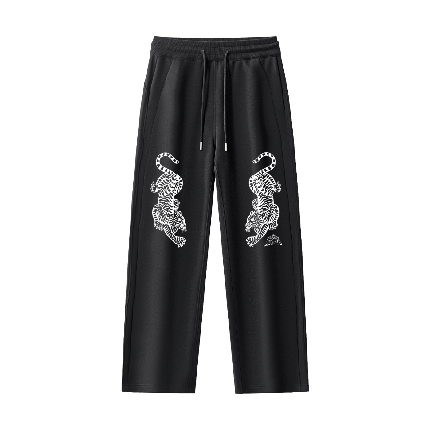 Twin Tigers Womens Essential Drawstring Straight-Leg Sweatpants