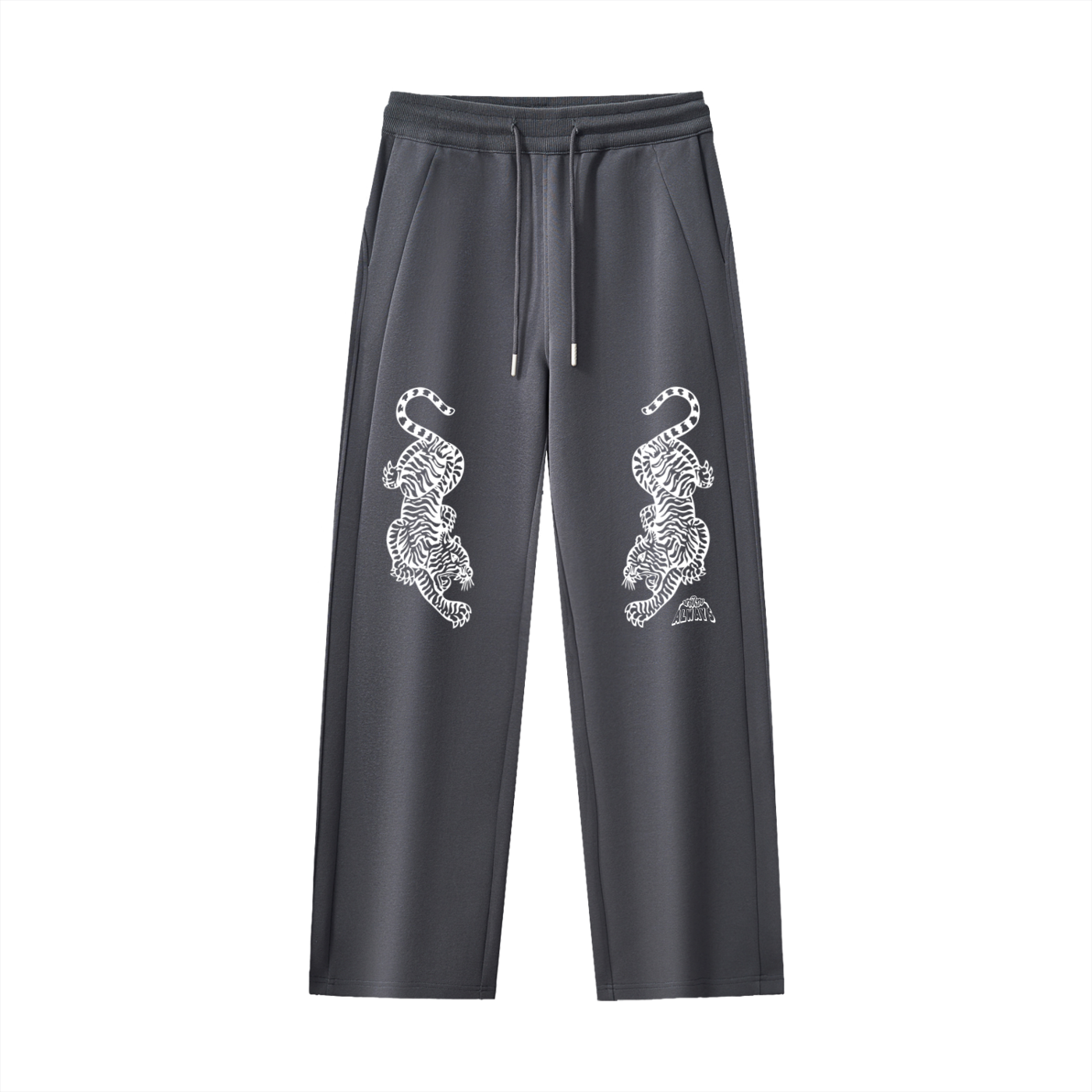 Twin Tigers Womens Essential Drawstring Straight-Leg Sweatpants