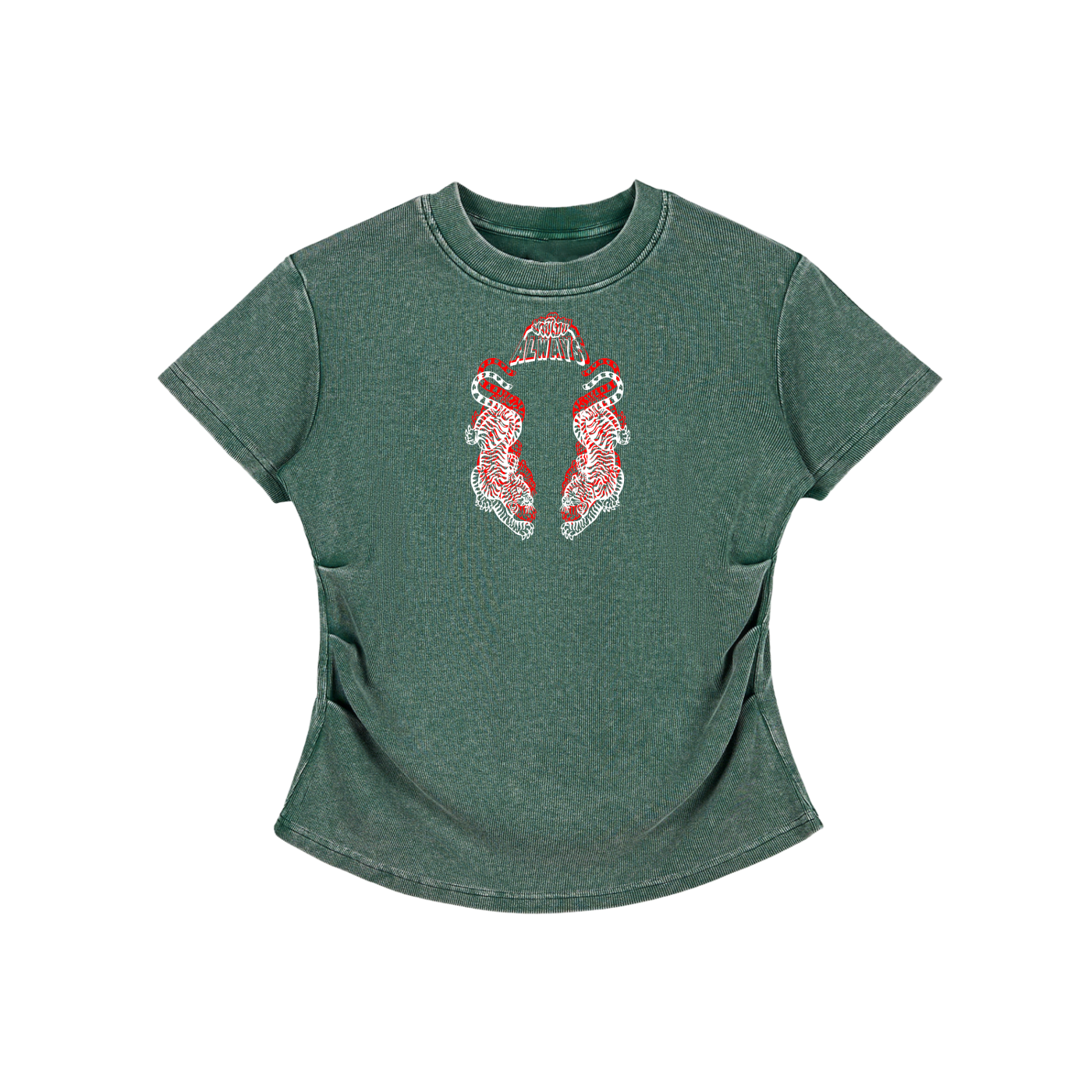 Always Vintage Washed Bodycon Cotton T-Shirt