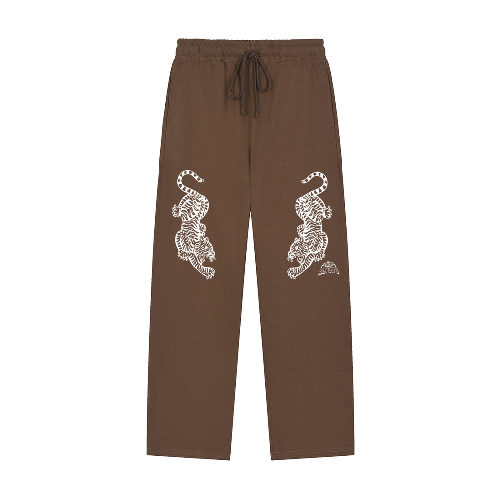 Twin Tigers Solid Color Straight-Leg Sweatpants