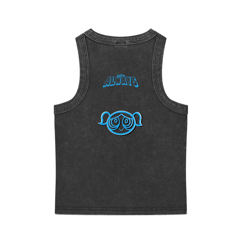 Bubbles Snow Washed Tank Top
