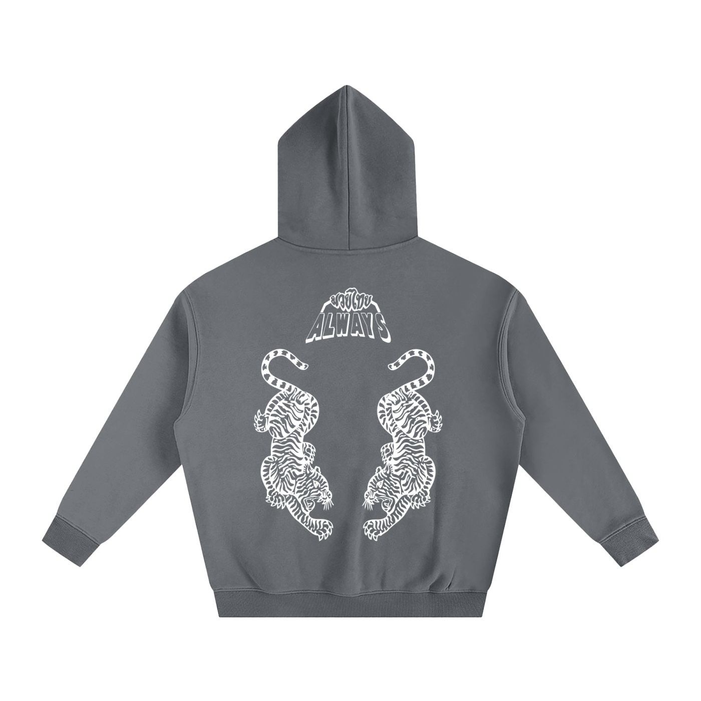 Twin Tigers Oversize Fleeced Hoodie