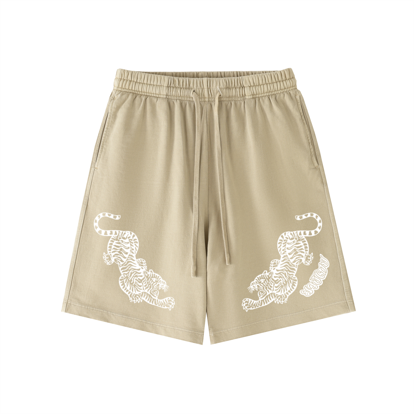 Twin Tigers Vintage Wash Cotton Shorts