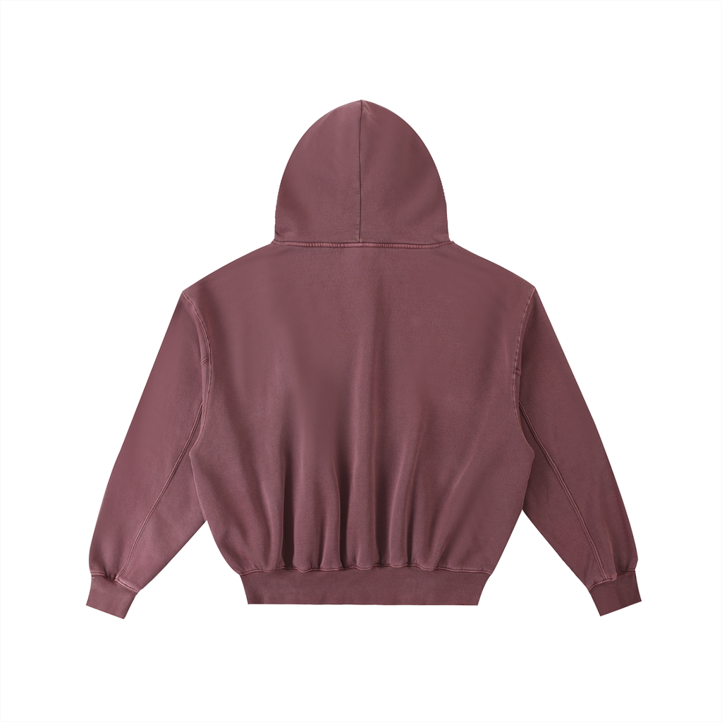 ABT Frayed Enzyme Washed Fleece Hoodie