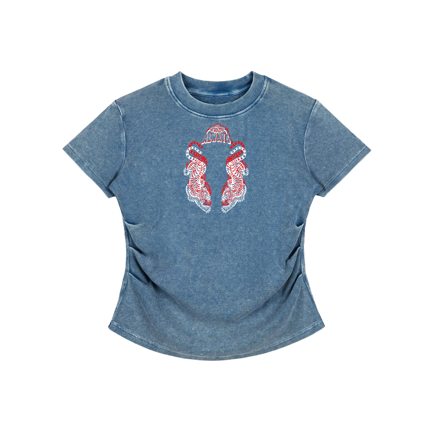 Always Vintage Washed Bodycon Cotton T-Shirt