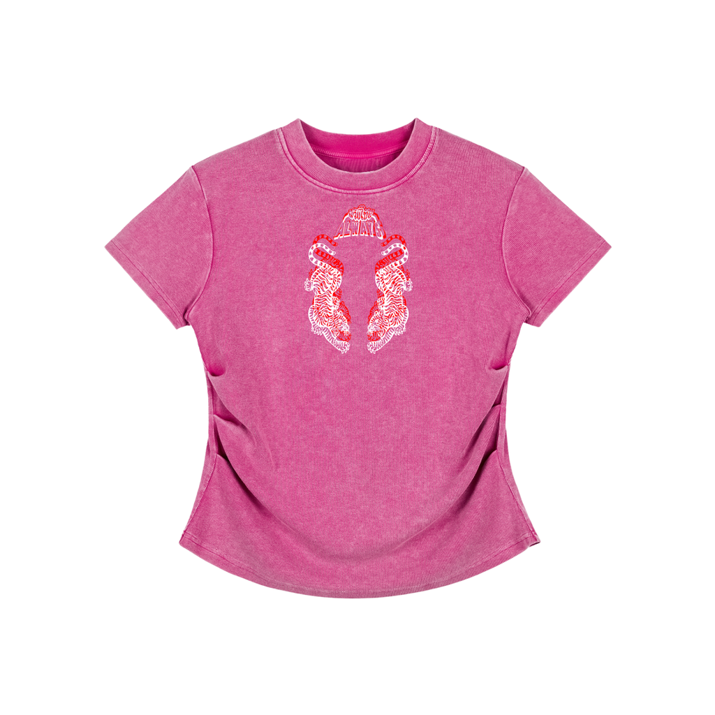 Always Vintage Washed Bodycon Cotton T-Shirt