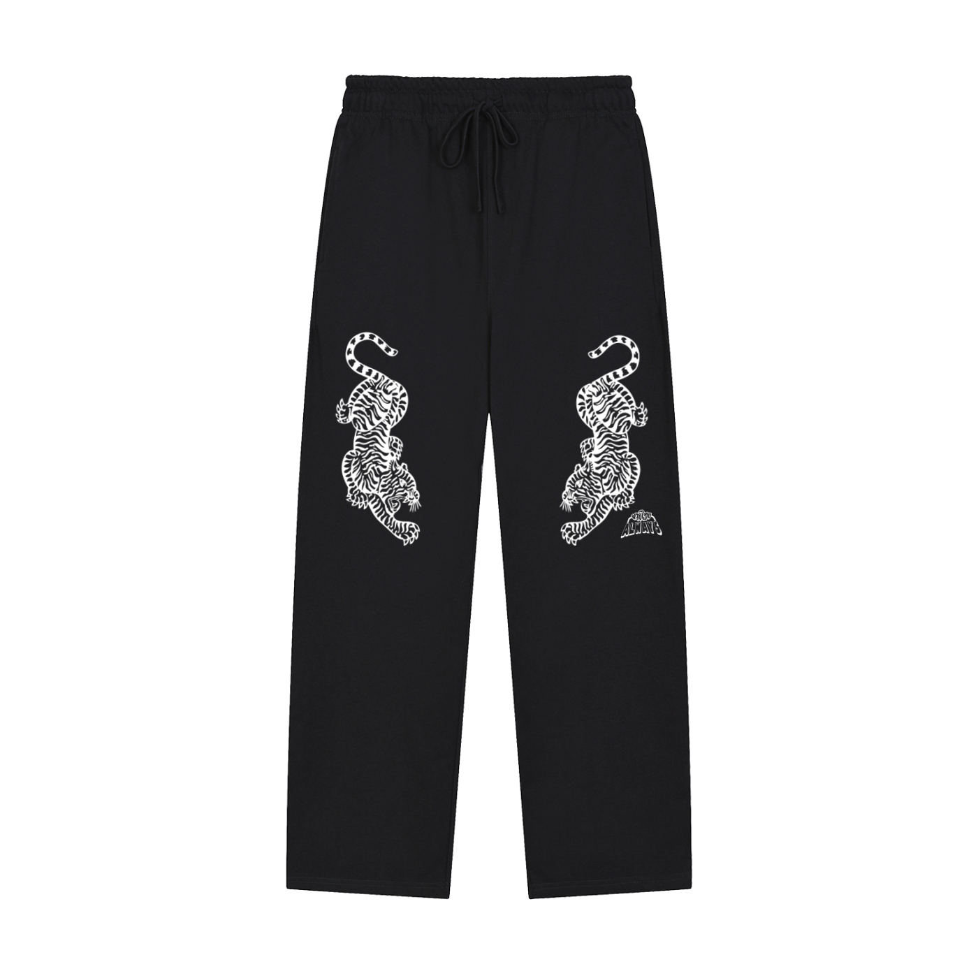 Twin Tigers Solid Color Straight-Leg Sweatpants