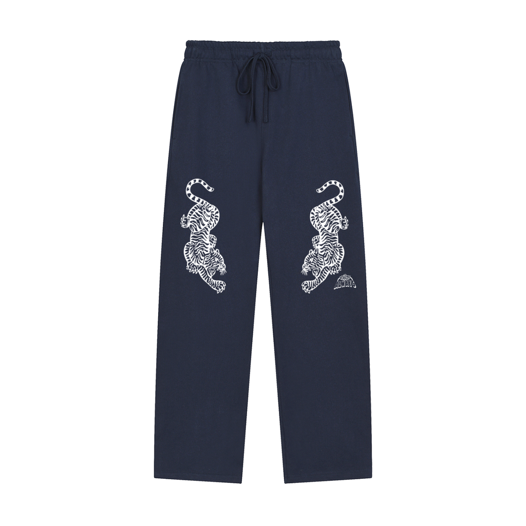 Twin Tigers Solid Color Straight-Leg Sweatpants