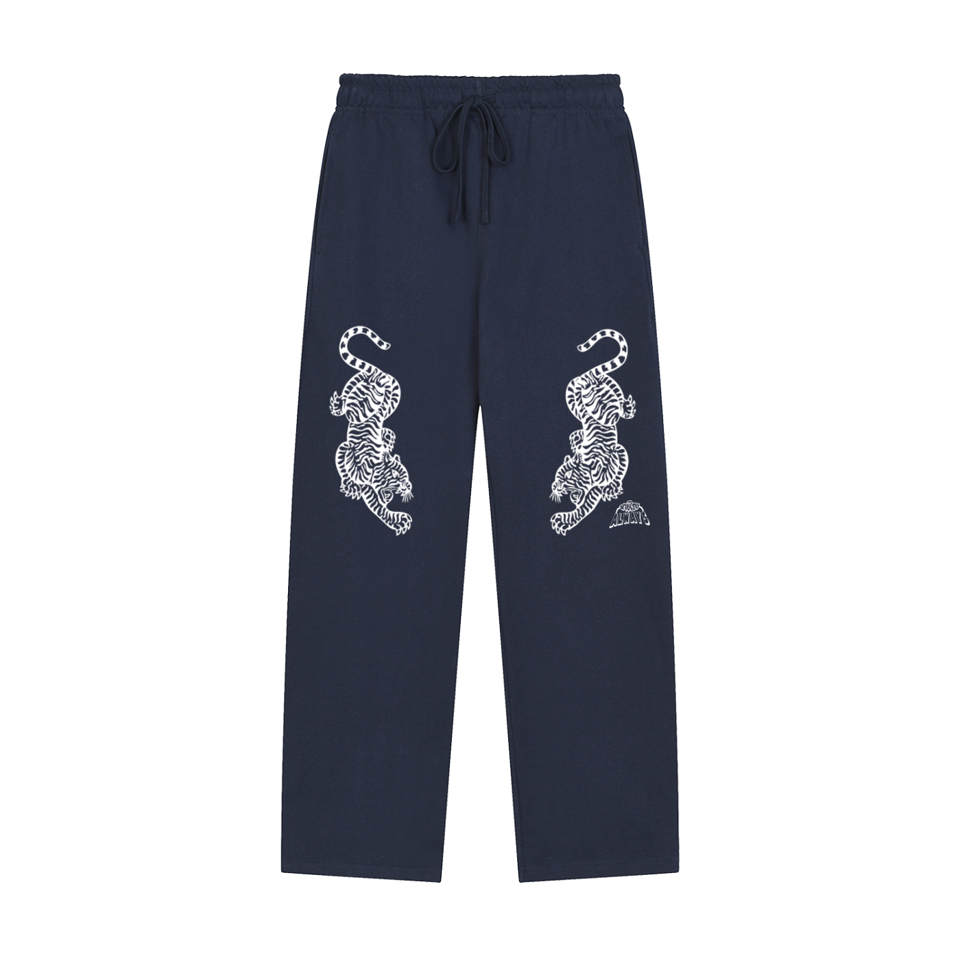 Twin Tigers Solid Color Straight-Leg Sweatpants