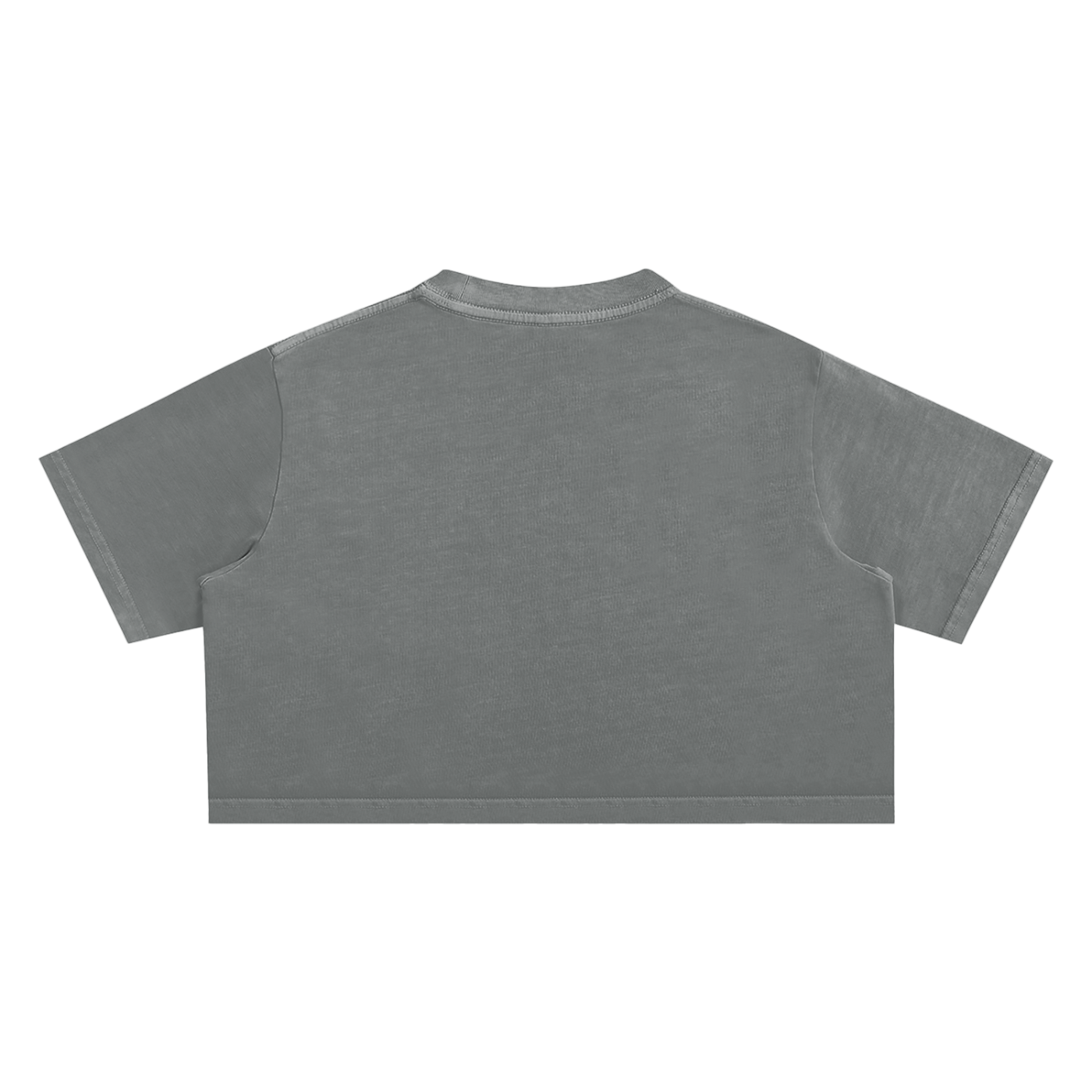 Mean Uppercut Snow Washed Crop Top