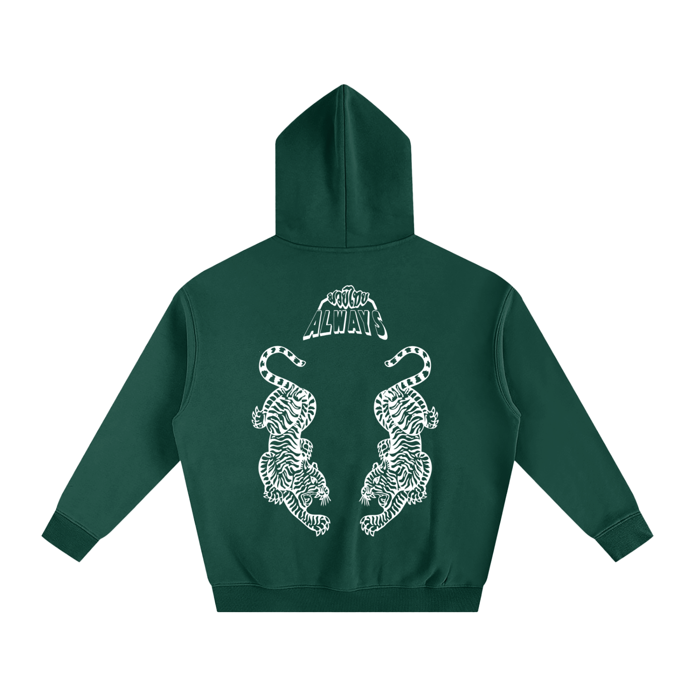 Twin Tigers Oversize Fleeced Hoodie