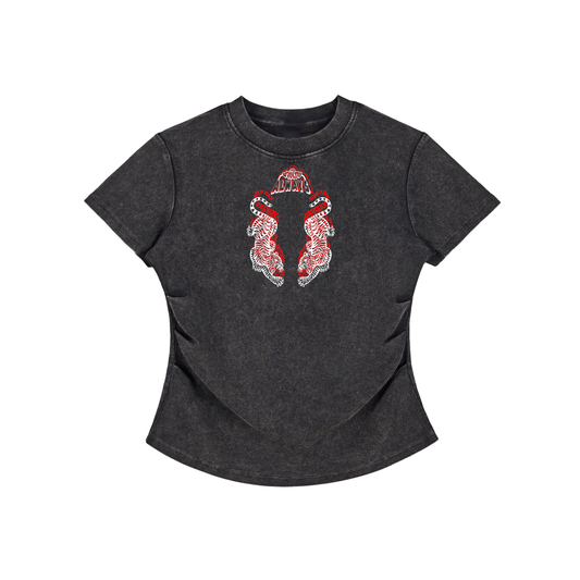Always Vintage Washed Bodycon Cotton T-Shirt