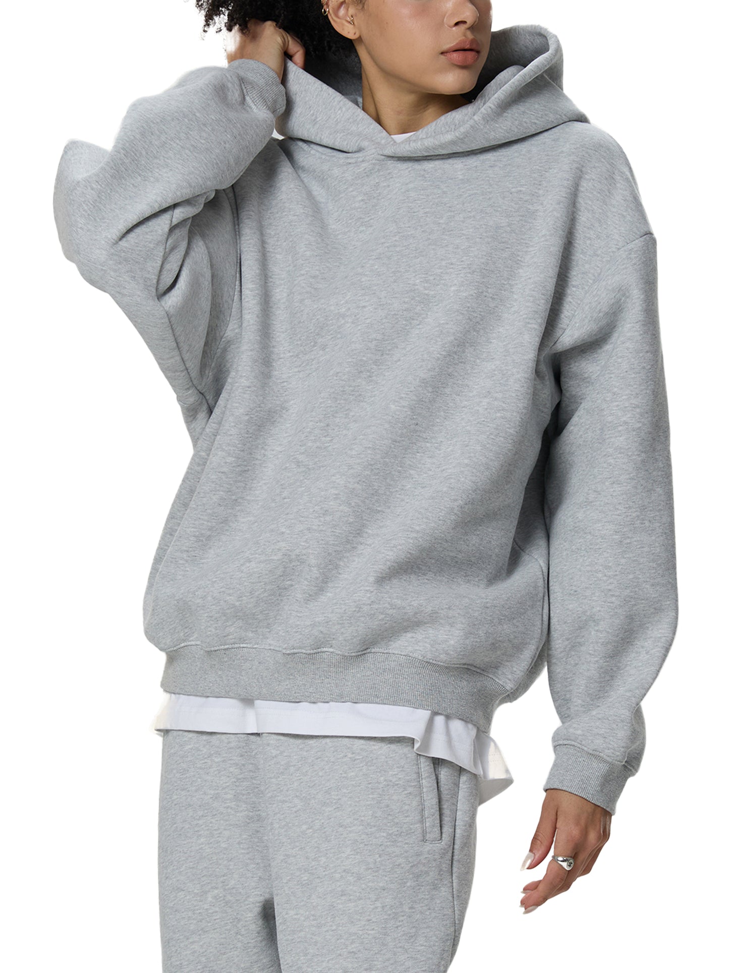 Always Twins Tigers Fleeced Boxy Hoodie