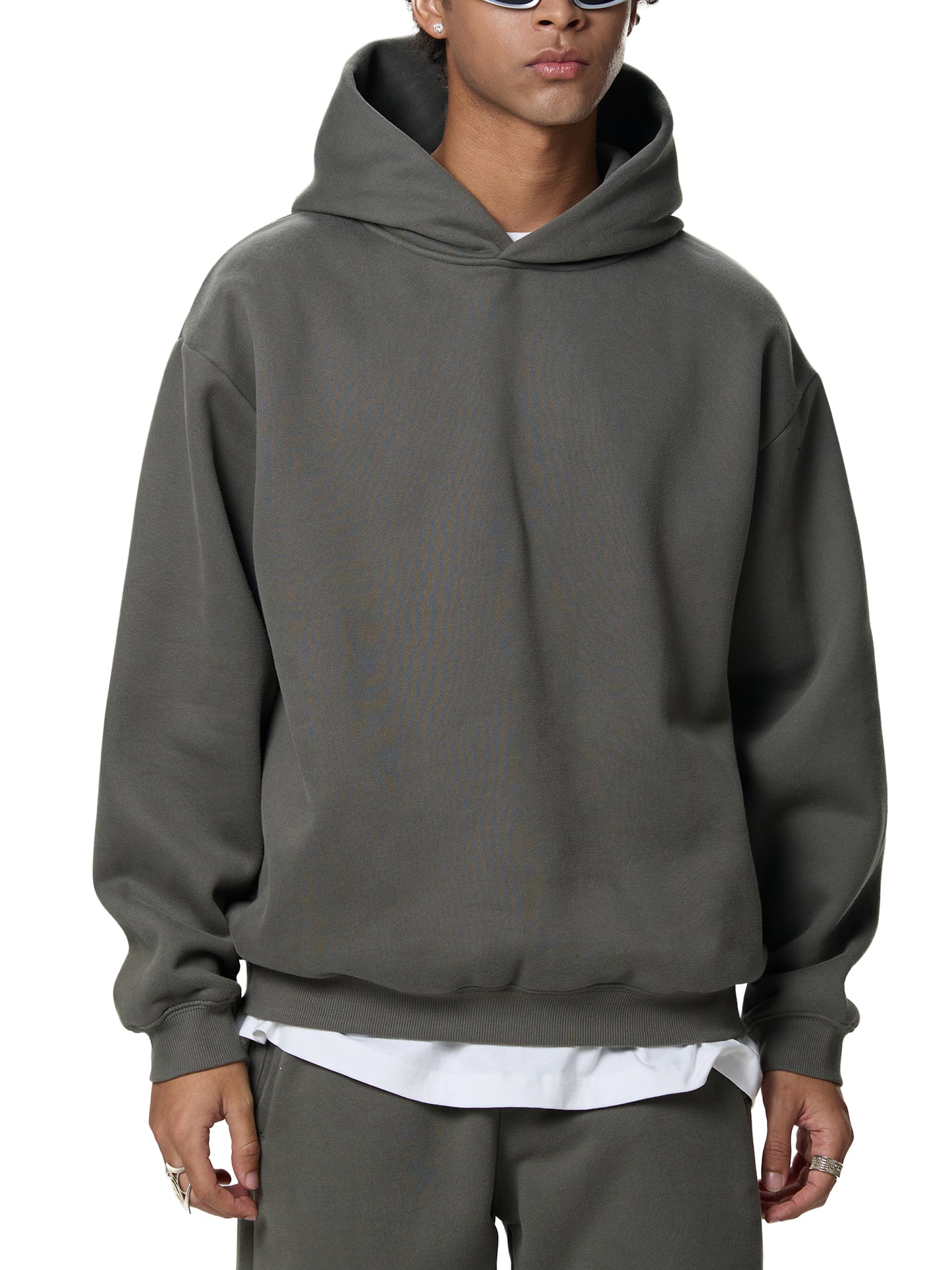 Always Twins Tigers Fleeced Boxy Hoodie